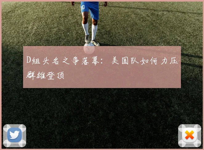 D组头名之争落幕:美国队如何力压群雄登顶