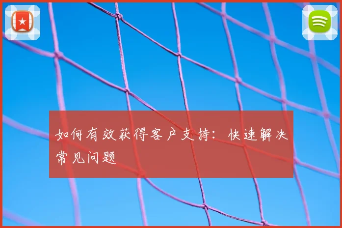 如何有效获得客户支持：快速解决常见问题